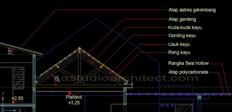 Mengenal Konstruksi/ struktur Atap Kayu untuk Rumah 
