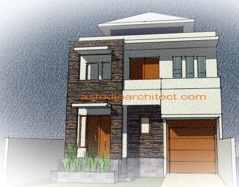 Petunjuk desain batu alam untuk tampilan rumah"  Arsitektur rumah 