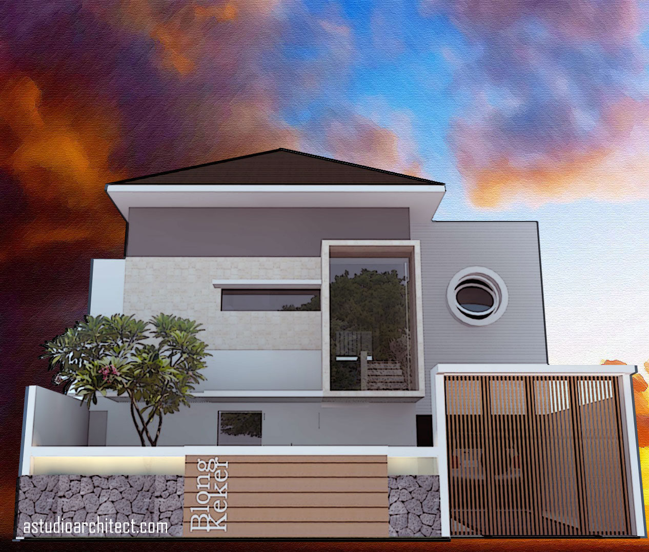 Desain Kamar  Tidur Dengan Balkon  Desain Rumah
