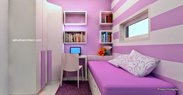 2 Desain Interior Warna Ungu Untuk Kamar Anak Arsitektur Rumah Tinggal Dan Desain Interior